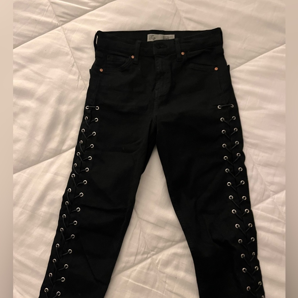 topshop black jeans